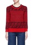 Main View - Click To Enlarge - MARC JACOBS - Intarsia wool blend knit sweater