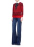 Figure View - Click To Enlarge - MARC JACOBS - Intarsia wool blend knit sweater