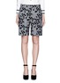 Main View - Click To Enlarge - MARC JACOBS - Flocked animal print glen plaid wool shorts
