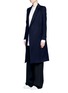 Figure View - Click To Enlarge - PORTS 1961 - Oversized pocket felted virgin wool-cashmere coat