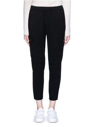 Main View - Click To Enlarge - VINCE - Elastic waist cropped cargo pants