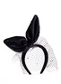 Figure View - Click To Enlarge - PIERS ATKINSON - Velvet bow veil headband