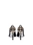 Back View - Click To Enlarge - RENÉ CAOVILLA - 'Deollette' crystal faux pearl embellished suede pumps