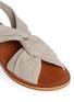 Detail View - Click To Enlarge - 10 CROSBY DEREK LAM - 'Pell' twist suede slingback sandals