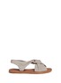 Main View - Click To Enlarge - 10 CROSBY DEREK LAM - 'Pell' twist suede slingback sandals