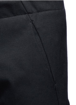 Detail View - Click To Enlarge - SONG FOR THE MUTE - Slim fit raw seam neoprene track pants
