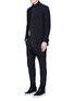 Figure View - Click To Enlarge - SONG FOR THE MUTE - Slim fit raw seam neoprene track pants