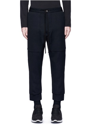 Main View - Click To Enlarge - SONG FOR THE MUTE - Patch pocket track pants