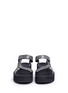 Front View - Click To Enlarge - TEVA - 'Flatform Universal Crackle' leather sandals
