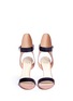 Front View - Click To Enlarge - FRANCESCO RUSSO - Ankle strap leather suede sandals