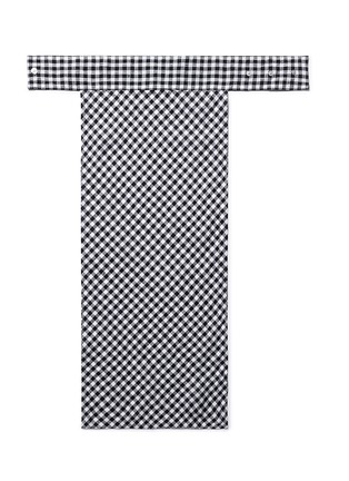 Main View - Click To Enlarge - SACAI - Gingham check hidden scarf