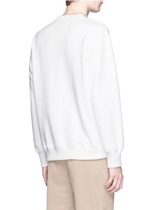 Back View - Click To Enlarge - SACAI - 'Paradise Garage' embroidery French terry sweatshirt