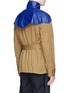 Back View - Click To Enlarge - SACAI - Leather Western yoke storm flap field jacket