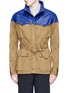 Main View - Click To Enlarge - SACAI - Leather Western yoke storm flap field jacket