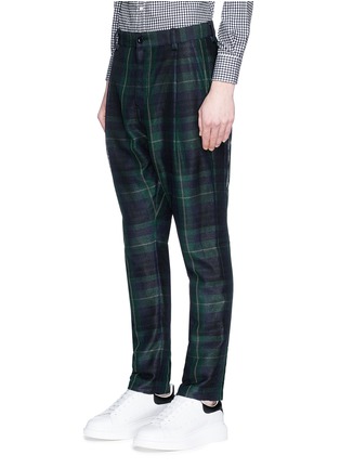 Front View - Click To Enlarge - SACAI - Tartan plaid pleated pants