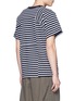 Back View - Click To Enlarge - SACAI - Patchwork stripe T-shirt