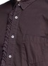 Detail View - Click To Enlarge - SACAI - Ruffle rib waist cotton shirt