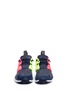 Front View - Click To Enlarge - REEBOK - 'Furylite Asymmetrical' contrast panel sneakers