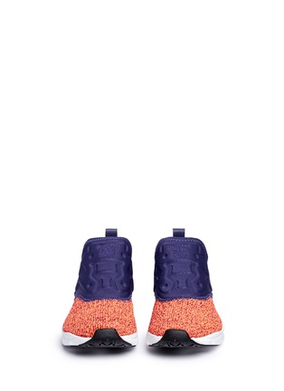 Front View - Click To Enlarge - REEBOK - 'FuryLite' waffle knit neoprene slip-on sneakers