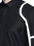 Detail View - Click To Enlarge - NEIL BARRETT - Biker stripe cotton poplin shirt