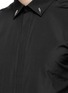 Detail View - Click To Enlarge - NEIL BARRETT - Thunderbolt stud collar poplin shirt