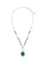Main View - Click To Enlarge - SAMUEL KUNG - Diamond jade 18k gold pendant necklace