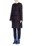 Figure View - Click To Enlarge - DRIES VAN NOTEN - 'Richmond' floral jacquard patch pocket coat