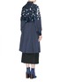 Back View - Click To Enlarge - DRIES VAN NOTEN - 'Rome' beaded paillette washed cotton coat