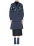 Main View - Click To Enlarge - DRIES VAN NOTEN - 'Rome' beaded paillette washed cotton coat