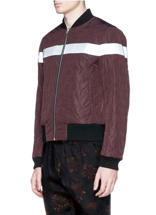 Front View - Click To Enlarge - DRIES VAN NOTEN - Vinny' reversible bomber jacket