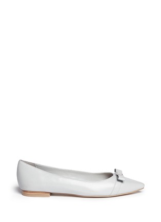 Main View - Click To Enlarge - COLE HAAN - 'Juliana' bow leather flats