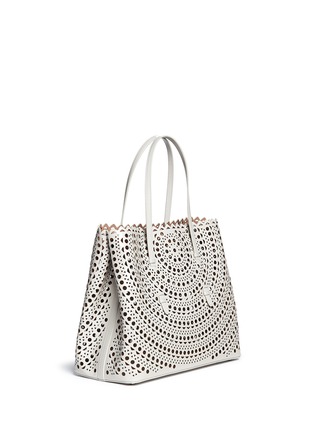 Figure View - Click To Enlarge - ALAÏA - 'Vienne' perforated leather tote