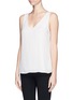 Front View - Click To Enlarge - THEORY - 'Martosh' V-neck double layer tank top