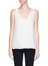 Main View - Click To Enlarge - THEORY - 'Martosh' V-neck double layer tank top