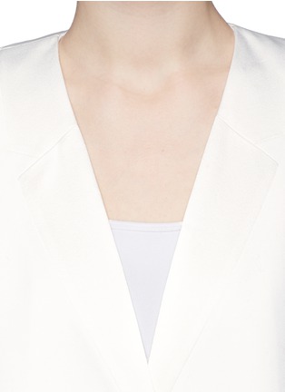 Detail View - Click To Enlarge - THEORY - 'Nabiel C' satin mock lapel jacket