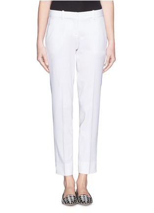 Main View - Click To Enlarge - THEORY - 'Testra 2S' single pleat cropped pants