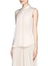 Front View - Click To Enlarge - THEORY - 'Yarine' silk georgette sleeveless shirt