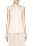 Main View - Click To Enlarge - THEORY - 'Yarine' silk georgette sleeveless shirt