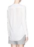 Back View - Click To Enlarge - THEORY - 'Deverlyn' voile shirt combo cashmere sweater