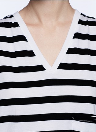 Detail View - Click To Enlarge - THEORY - 'Crelle' stripe tank top