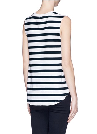 Back View - Click To Enlarge - THEORY - 'Crelle' stripe tank top