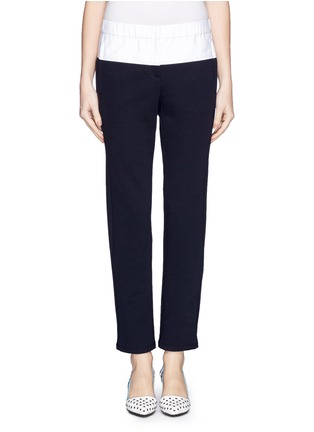 Main View - Click To Enlarge - THEORY - 'Zarol' luxe French terry pants