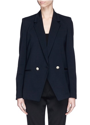 Detail View - Click To Enlarge - THEORY - 'Elkaey' double breasted blazer