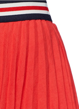 Detail View - Click To Enlarge - THEORY - 'Zeya' plissé pleat skirt