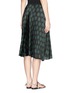 Back View - Click To Enlarge - THEORY - 'Zeyn' dot print pleat skirt