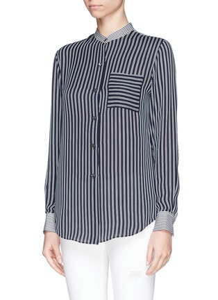 Front View - Click To Enlarge - THEORY - 'Ziria' pinstripe shirt