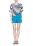 Figure View - Click To Enlarge - THEORY - 'Creja' stripe jersey T-shirt