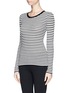 Front View - Click To Enlarge - THEORY - 'Mirzi S' wool rib knit top