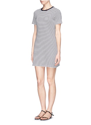 Figure View - Click To Enlarge - THEORY - 'Cherry' stripe T-shirt dress