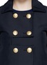 Detail View - Click To Enlarge - KENZO - Double breasted coated twill coat